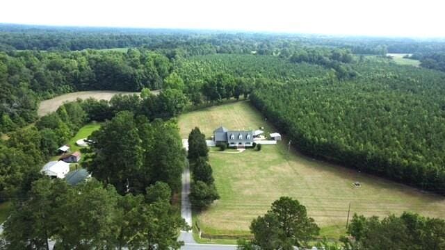 aerial view featuring a rural view