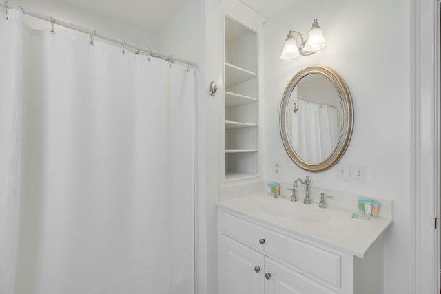 full bathroom with vanity