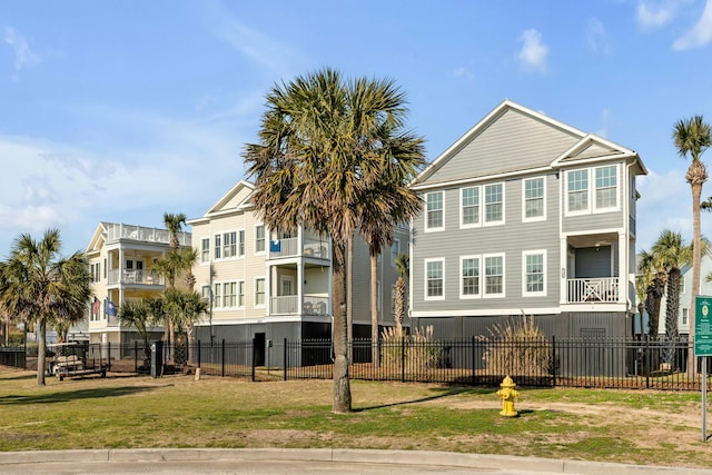 exterior space with fence