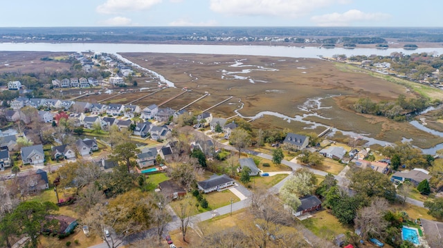 2137 Barbour Dr, Charleston, SC 29414 - aerial view featuring a water view and a residential view