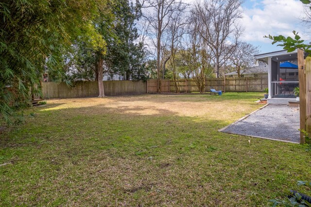 2137 Barbour Dr, Charleston, SC 29414 - view of yard with a fenced backyard