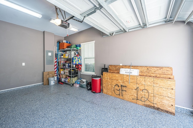 1242 Allusion Ln Unit 206, Mount Pleasant, SC 29466 - garage featuring electric panel and a garage door opener