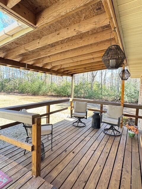 1188 Blackberry Bush Rd, Summerton, SC 29148 - view of deck