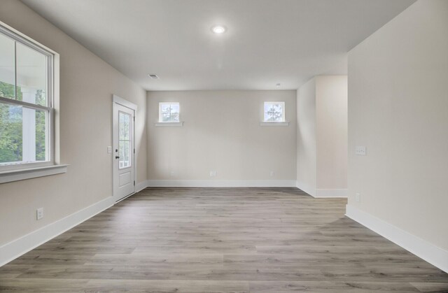 3029 Robeson Trce, Johns Island, SC 29455 - unfurnished room with baseboards, wood finished floors, and recessed lighting