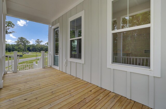 3029 Robeson Trce, Johns Island, SC 29455 - wooden terrace featuring view of scattered trees