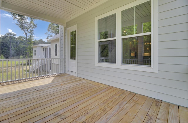 3029 Robeson Trce, Johns Island, SC 29455 - view of wooden deck