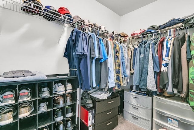 9706 Fanning Basket Ln, Ladson, SC 29456 - walk in closet with carpet floors