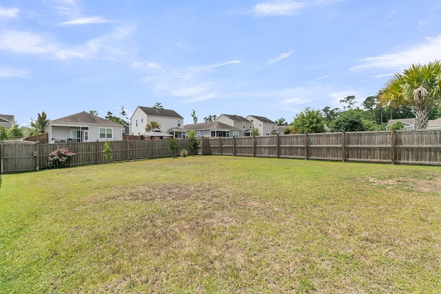 9706 Fanning Basket Ln, Ladson, SC 29456 - view of yard with a fenced backyard and a residential view