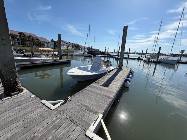 2 Mcdonough Rd Unit B-11, Folly Beach, SC 29439 - dock area featuring a water view