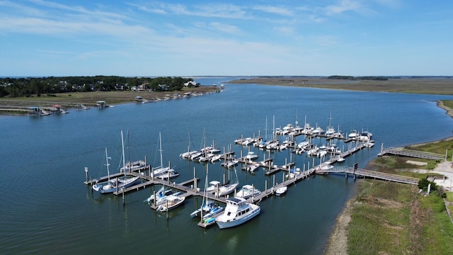 2 Mcdonough Rd Unit B-11, Folly Beach, SC 29439 - water view with numerous boat docks and a boat dock