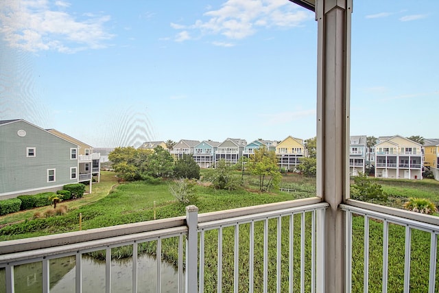 204 Michigan Ave Unit D2, Folly Beach, SC 29439 - balcony with a residential view
