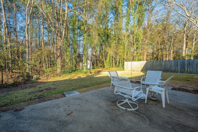 view of patio