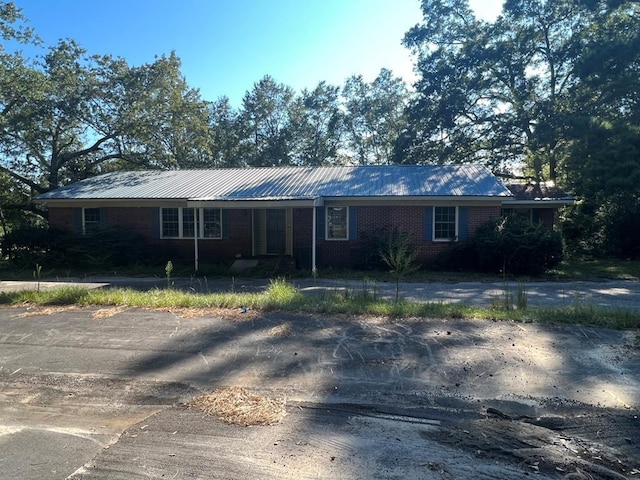 view of ranch-style house