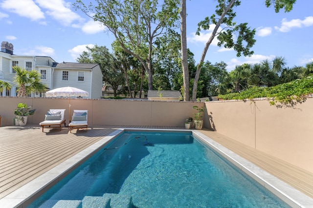 80 Smith St, Charleston, SC 29401 - view of swimming pool with a deck