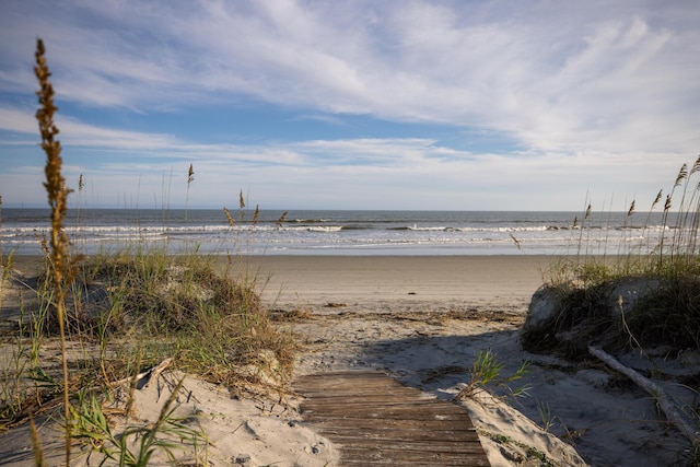 water view with a beach view