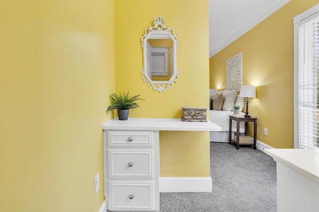 428 Carn St, Walterboro, SC 29488 - interior space with crown molding, light colored carpet, and baseboards