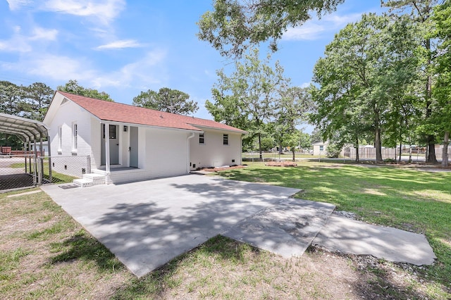 209 Pineview Dr, Goose Creek, SC 29445 - back of house with a carport and brick siding