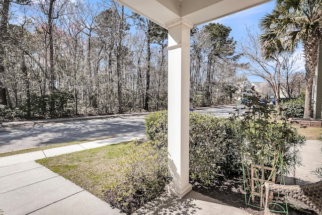 exterior space featuring sidewalks