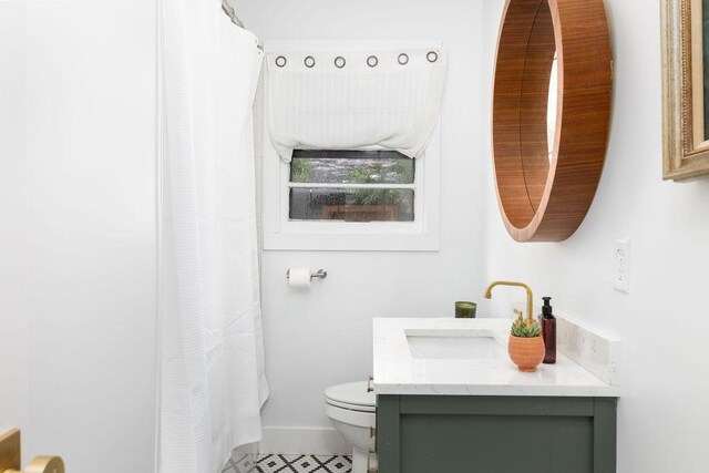 5065 Durant Ave, North Charleston, SC 29405 - bathroom featuring vanity and a shower with curtain
