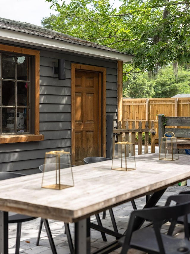 5065 Durant Ave, North Charleston, SC 29405 - wooden terrace featuring outdoor dining space
