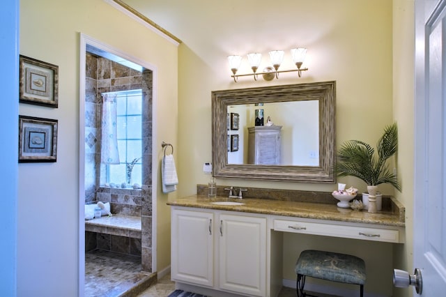 6159 Fieldstone Cir, Charleston, SC 29414 - full bathroom with vanity and tiled shower