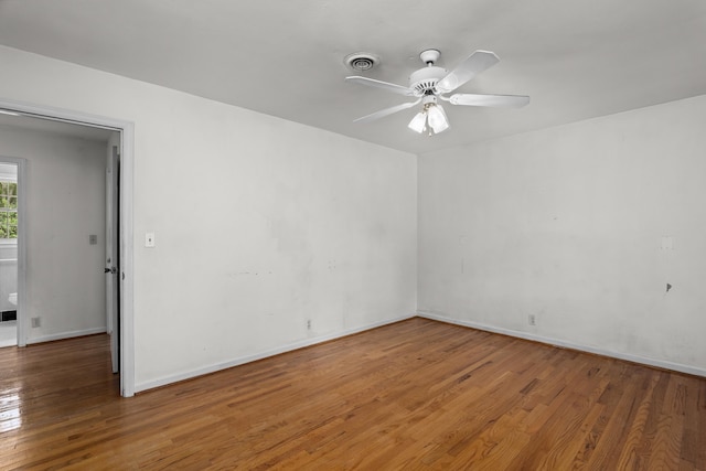 1019 Pinon Rd, North Augusta, SC 29841 - spare room featuring wood finished floors and ceiling fan
