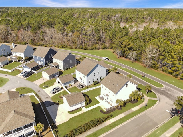 3381 Stockdale St, Mount Pleasant, SC 29466 - aerial view of residential area with a heavily wooded area