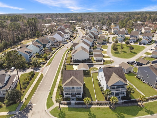 3381 Stockdale St, Mount Pleasant, SC 29466 - aerial view of property's location with nearby suburban area and a forest
