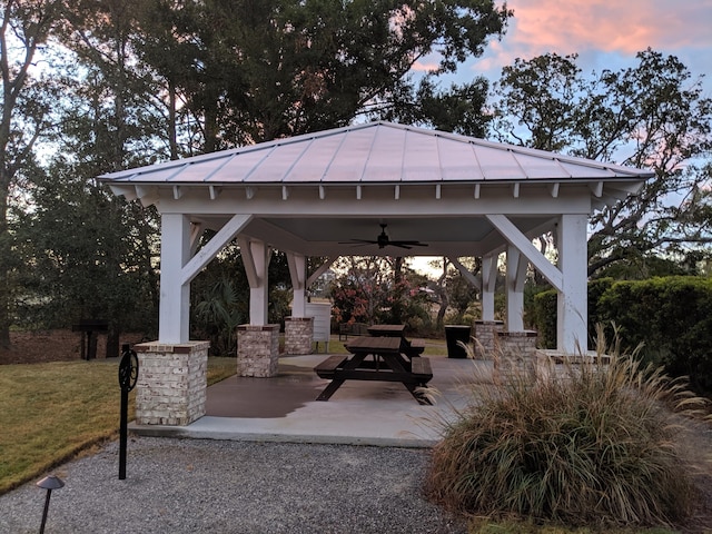 view of home's community featuring a gazebo