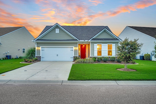 554 Tidewater Chase Ln, Summerville, SC 29486 - traditional-style house featuring driveway, a garage, a yard, and roof with shingles