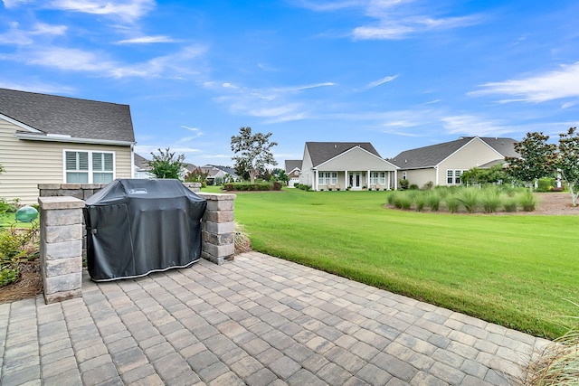 554 Tidewater Chase Ln, Summerville, SC 29486 - view of patio featuring grilling area and a residential view