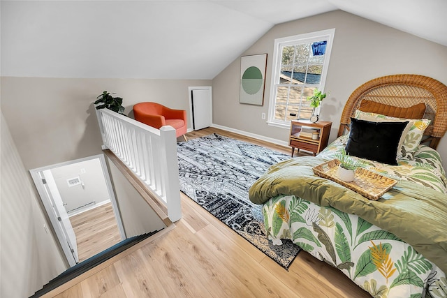 1393 Secessionville Rd, Charleston, SC 29412 - bedroom with wood finished floors and lofted ceiling