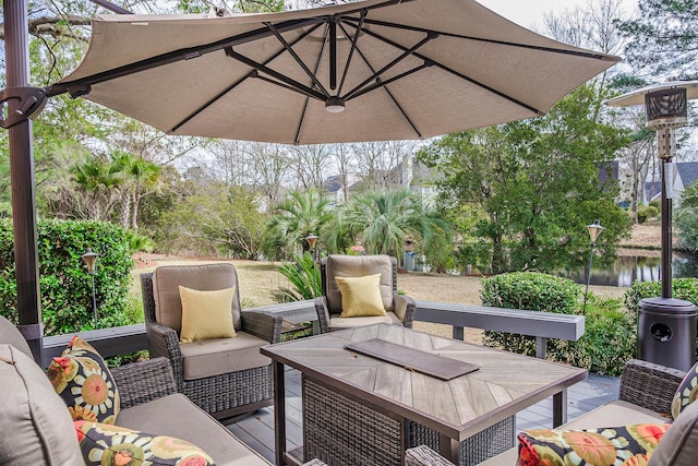 view of patio / terrace with outdoor lounge area