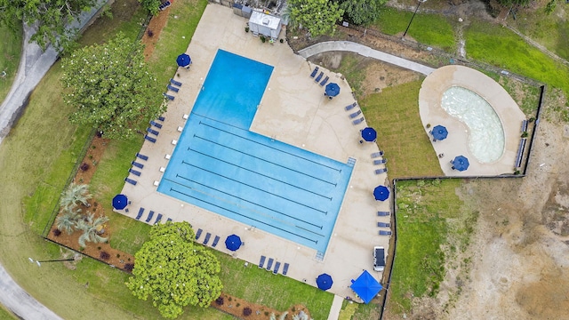 drone / aerial view