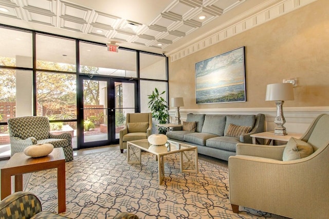 330 Concord St Unit 8E, Charleston, SC 29401 - community lobby featuring expansive windows