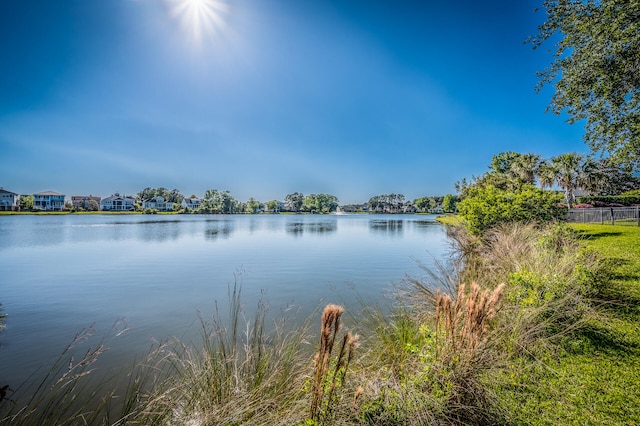 property view of water