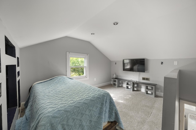 1445 Downwood Pl, Charleston, SC 29412 - bedroom featuring vaulted ceiling, carpet, and baseboards