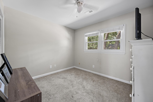 1445 Downwood Pl, Charleston, SC 29412 - unfurnished bedroom with carpet floors, baseboards, and ceiling fan