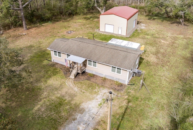 view of subject property