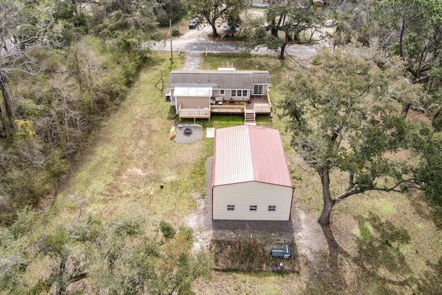 view from above of property