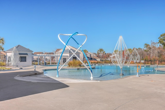 view of community pool