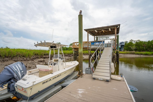 2834 Parkers Landing Rd, Mount Pleasant, SC 29466 - dock area with a water view