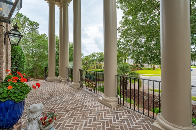 2834 Parkers Landing Rd, Mount Pleasant, SC 29466 - view of covered porch