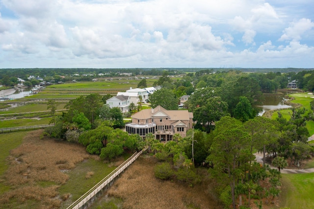 2834 Parkers Landing Rd, Mount Pleasant, SC 29466 - drone / aerial view of a large body of water and a tree filled landscape