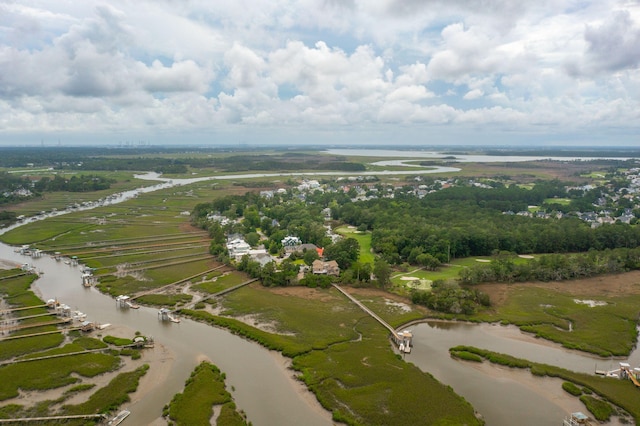 2834 Parkers Landing Rd, Mount Pleasant, SC 29466 - aerial view of sparsely populated area featuring a nearby body of water