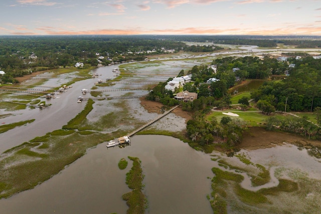 2834 Parkers Landing Rd, Mount Pleasant, SC 29466 - aerial view of property's location with a large body of water