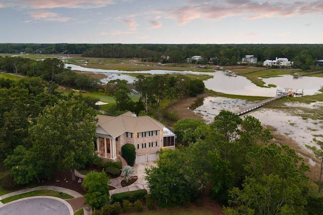 2834 Parkers Landing Rd, Mount Pleasant, SC 29466 - view of subject property featuring a nearby body of water and a tree filled landscape