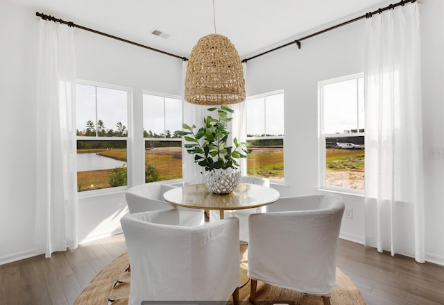 dining room featuring hardwood / wood-style floors