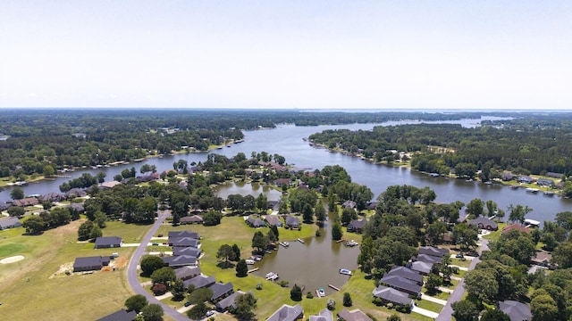 409 Pine Lake Ct, Manning, SC 29102 - aerial view of residential area featuring a nearby body of water