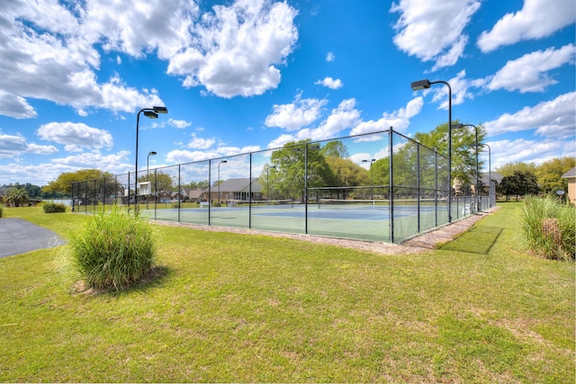409 Pine Lake Ct, Manning, SC 29102 - view of tennis court